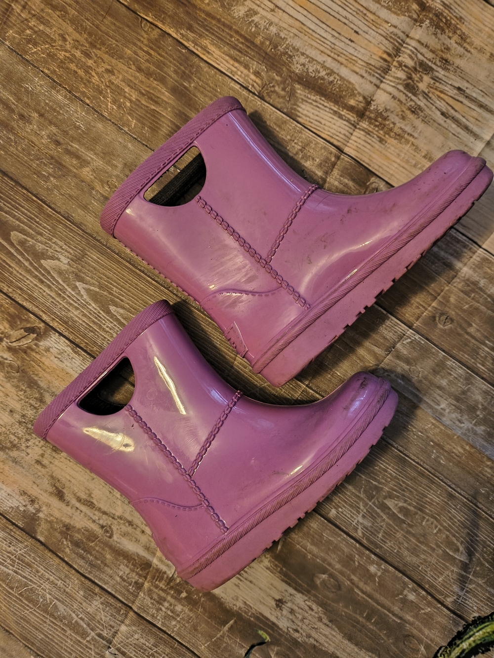 UGG Toddler Waterproof Purple Rain Boots